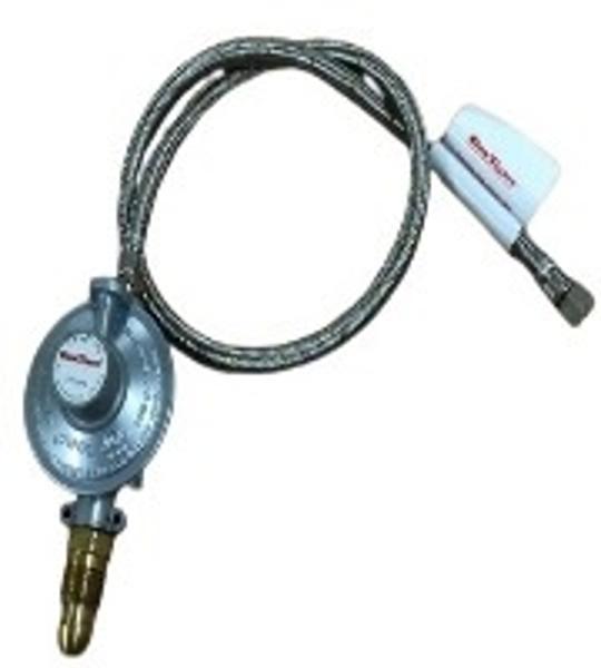 (K) Hard Nose Bbq Regulator & Hose 1/4bsp Swivel 1800mm 100 Mj's Gas